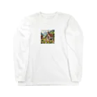 天使の館の教会で遊んでる天使たち Long Sleeve T-Shirt