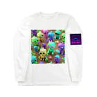 かんむりわっしーの集まれKAWAii宇宙人 Long Sleeve T-Shirt