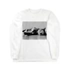 きじとら三姉妹の毎日の三毛猫みかん Long Sleeve T-Shirt