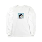 ulyssespomatsの歩いているペンギン ロングスリーブTシャツ