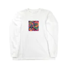 ai美女ショップのワイルドなトカゲ Long Sleeve T-Shirt