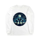 FUMYのNight  Elephant Symphonic ロングスリーブTシャツ