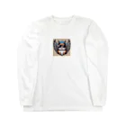 syankusunoboushi7のサングラスももんが Long Sleeve T-Shirt