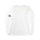 ø   [œ]   =  ［íːkwəl］のSays in the back 「背中で語る」mj-01 ロングスリーブTシャツ