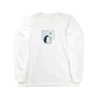 花鳥風月の鉛筆はりねずみ　 Long Sleeve T-Shirt