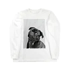 可愛い動物の犬 Long Sleeve T-Shirt