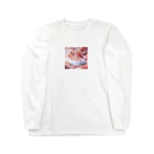 終わらない夢🌈の美しい桜🌸 ロングスリーブTシャツ