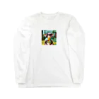 yumiceのice meets オリガミマーモセット Long Sleeve T-Shirt