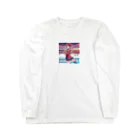 aoicanonのスケートをする女性 Long Sleeve T-Shirt