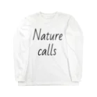 slapのNatur calls ロングスリーブTシャツ