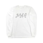 worQshopのうぐてんもしつば（ものくろ） Long Sleeve T-Shirt