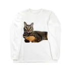 オレはニャン蔵の『猫に小判』オレはニャン蔵 Long Sleeve T-Shirt