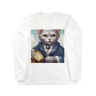 キャリーの紳士猫 Long Sleeve T-Shirt