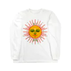 NAMM3 AND THE SUNのラスタ太陽　表示の白ほか 淡色布地 全６色 Long Sleeve T-Shirt