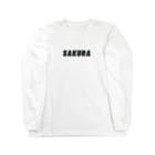 Identity brand -sonzai shomei-のSAKURA Long Sleeve T-Shirt