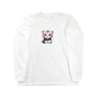 あにまるずのほわいとたいがー Long Sleeve T-Shirt