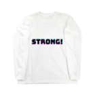 kms-1121のstrong man ロングスリーブTシャツ