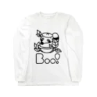 Boo!のBoo!(ぶんぶくちゃがま) Long Sleeve T-Shirt