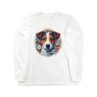 dogfulのクールなジャックラッセルテリア ロングスリーブTシャツ