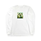 5168のカエルｘウサギ Long Sleeve T-Shirt