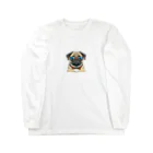 Paonのズーのエリートパグちゃん Long Sleeve T-Shirt