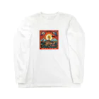 Q_kyuのオールドタペストリー Long Sleeve T-Shirt