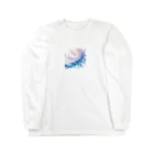J-Peacockの鮮やかな色彩に彩られた孔雀 ロングスリーブTシャツ
