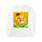 絵本好き主婦の癒し店のラテアート Long Sleeve T-Shirt