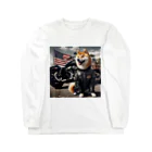 ANTARESのアメリカンライダー柴犬 Long Sleeve T-Shirt