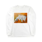 Yoshico-1655の幸せな夢をみる仔猫たち・油絵 Long Sleeve T-Shirt