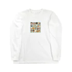 MEGROOVEのほのぼの仲間 Long Sleeve T-Shirt