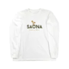 さうなさんのsauna chill ロングスリーブTシャツ