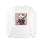 nekoグッズショップの忍者ねこカラー Long Sleeve T-Shirt