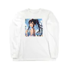 anime1のスーパーアイドルゆいちゃん ロングスリーブTシャツ