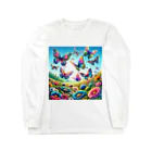 すずらん24の幸運のお花畑 Long Sleeve T-Shirt