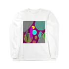 もじゃの店の行列もじゃ Long Sleeve T-Shirt