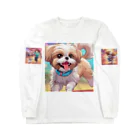 happiness_shopの踊るかわいいシーズー犬 Long Sleeve T-Shirt