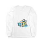 呑んだくれペンギンズのダラダラペンギン Long Sleeve T-Shirt