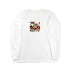 katohkouchiのCreate_an_illustration_of_a_mischievous_cat_gettin_mischievous_cat Long Sleeve T-Shirt