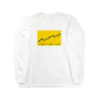 ちさきの株価チャートTシャツ Long Sleeve T-Shirt