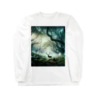 NovAiTen_shopの神秘の森の主 ロングスリーブTシャツ