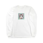 yu_yu_の子供が考えてくれた猫 ロングスリーブTシャツ