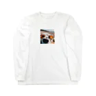 shihokuma_0298のしろくまくんの休日 Long Sleeve T-Shirt