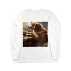 ponazuの帰りを待つ犬 Long Sleeve T-Shirt