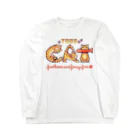 もぺのWord Pixelart “CAT” トラ Long Sleeve T-Shirt