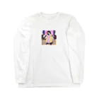 tak12_12の休みのパパさんペンギン Long Sleeve T-Shirt