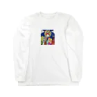 patroom(柄)のうさぎタウン Long Sleeve T-Shirt