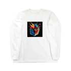 Ksdesignのカラーバースト・キュービカル Long Sleeve T-Shirt