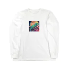 yuko_uの月とカメレオン Long Sleeve T-Shirt