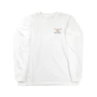 えきまに工業の【ワンポイント】ぐっどすもーにんぐ（タバコ） Long Sleeve T-Shirt